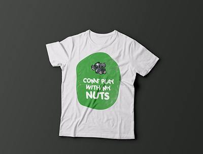 Nuts T-shirt design clean custom custom tshirt design minimalistic trendy t shirt design tshirt tshirt design tshirtdesign tshirts typographic typography