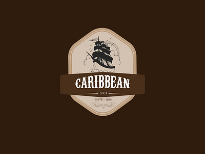 caribbean vintage logo caribbean logo logo design logodesign logofolio minimalist logo vintage vintage logo