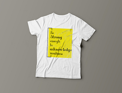 Typography T-shirt Design bestrong free tshirt minimal minimalist tshirt tshirt design tshirt mockup tshirtdesign typographic typography