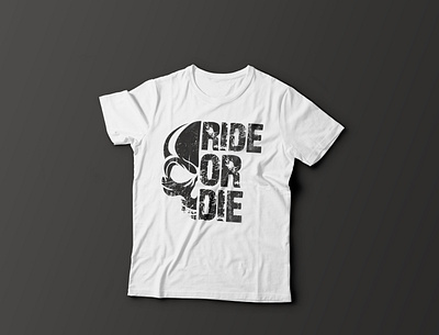 Ride or die T-shirt Design design minimalist tshirt minimalist tshirt skull tshirt tshirt tshirtdesign tshirts typography typography tshirt typography tshirt design