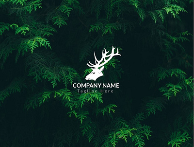 Deer logo design deer deer head deer illustration deer logo logo logo design logo design branding logo mark logodesign logofolio logoideas logoinspire logos logotype minimalist minimalist logo