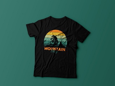 Mountain Biking t shirt design