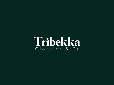 Tribekka Clothing line logo apparel brand branding branding design clothing brand design free logo logo logodesign logos minimal minimalist minimalist logo typeface typogaphy vector