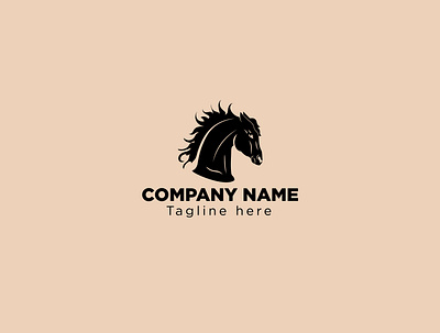 Horse icon Logo brand branding design horse horse logo logo logodesign logofolio minimal minimalist minimalist logo
