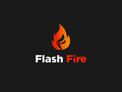 Flash Fire fire fire logo flat logo gradient logo logo logodesign logofolio minimal minimalist minimalist logo modern modern logo typography