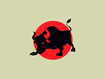 Buffalo Logo- Minimalist and clean logo design. american bull animal buffalo bull cow design logo logodesign logofolio minimal minimalist minimalist logo