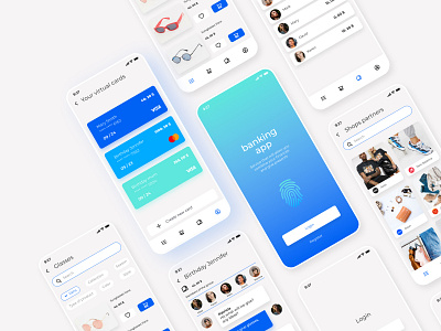 Banking app app bank concept design ui ux