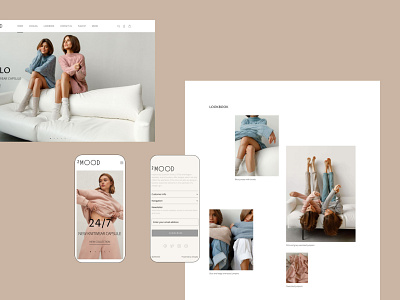 2MOOD | E-commerce app e commerce minimal shop store typogaphy ui ux web webdesign website