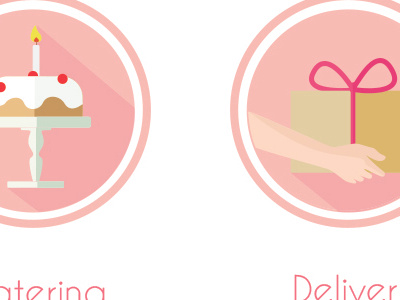 Bakery Icons backery catering delivery icon vector