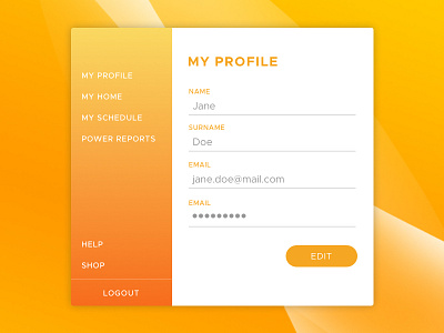 Daily ui challenge 006 - User profile daily ui 006 daily ui challange user profile