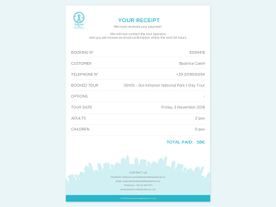 Daily ui challenge 017 - Email receipt