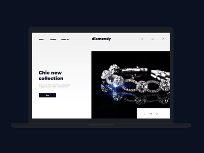 Jewelry online store web design