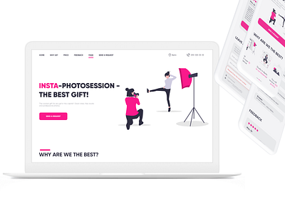 Landing page | Insta Photoshoot