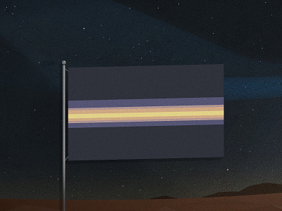 Saturn flags saturn space