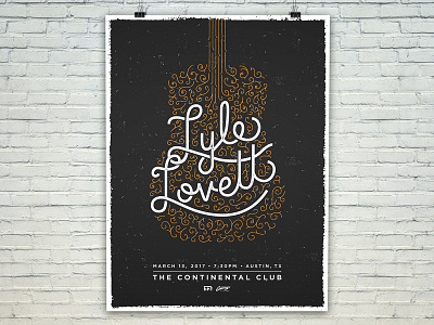 Lyle Lovett lovett lyle poster typography
