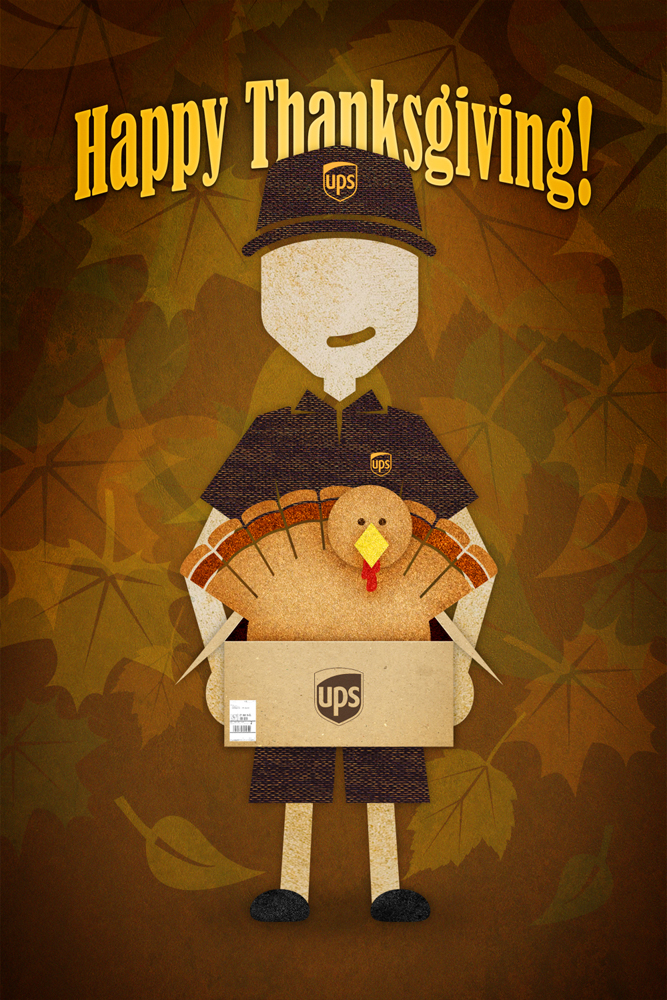 UPS Thanksgiving by Nathan Trafford on Dribbble