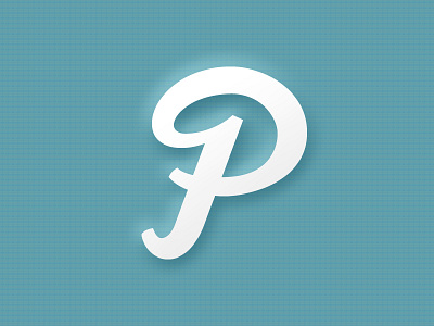 P logo p wordmark