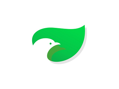 leaf bird head beauty bird bird logo leaf leaf logo