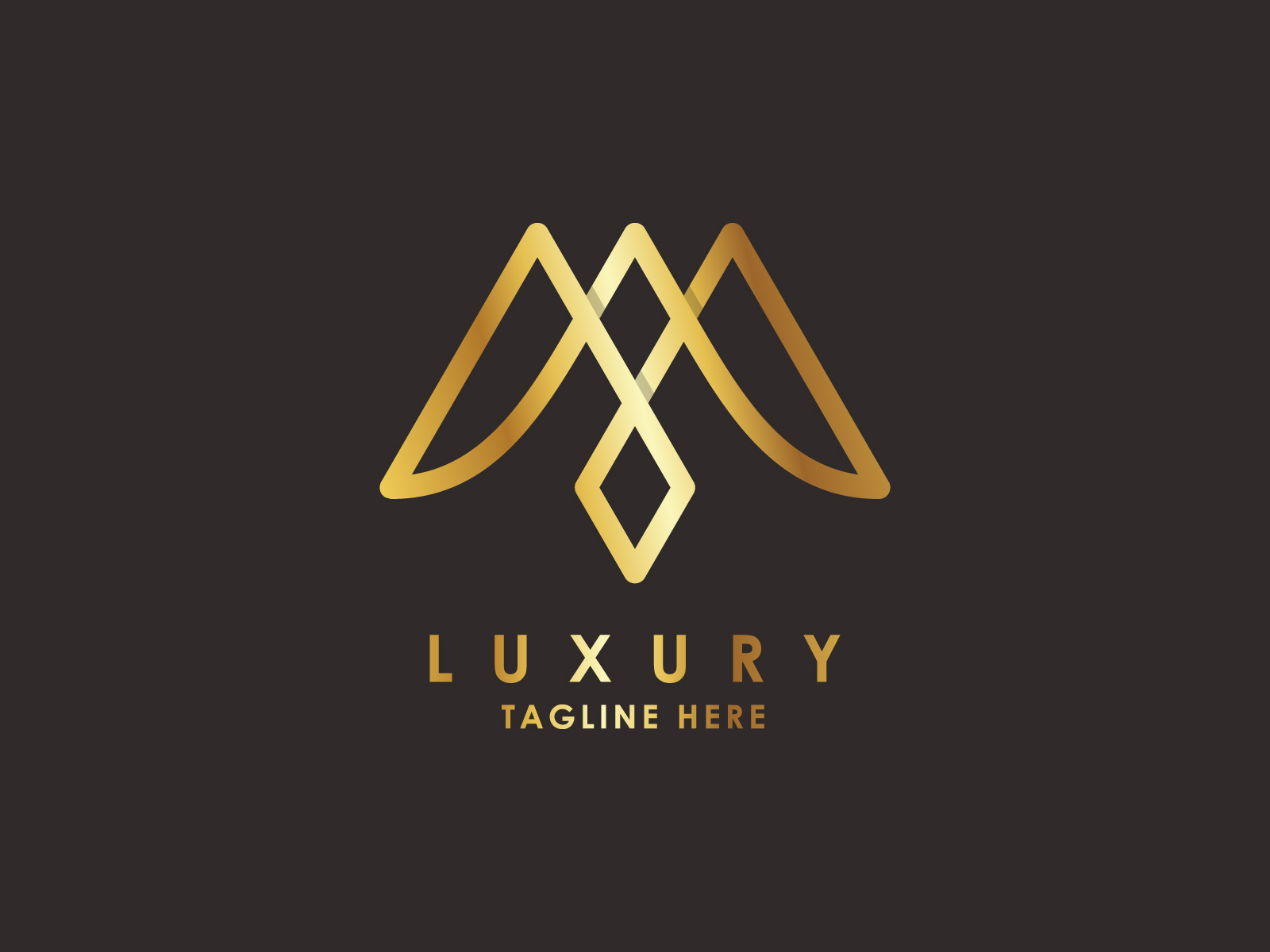 luxury bird line logo by Teguhedc_1995 on Dribbble