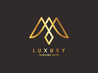 luxury bird line logo bird bird logo gold line luxury