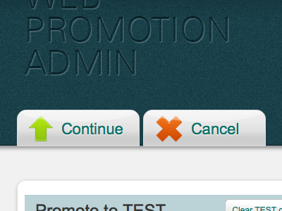 Web promote buttons admin button web design
