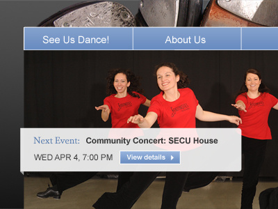 Redesigned FTE Homepage dance web design