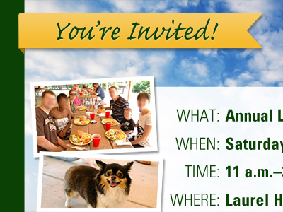 Company Picnic Email Invitation email email design
