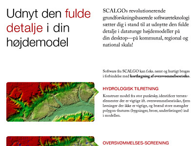 SCALGO magazine ad ad advertising big data graphic design