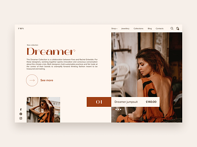 Fara new collection branding clean ui clothes shop design interface minimalism ui uidesign userexperience ux uxdesign web