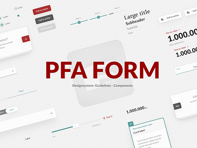 PFA Form design system