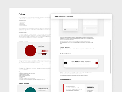 PFA Form design system: Documentation