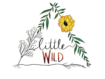 'Little Wild' Logo Design (Yoga Teacher + Nutritionist client)