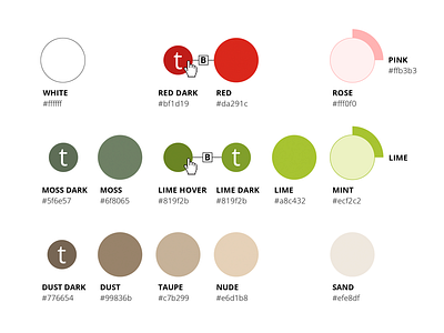 Colour palette color color palette colour colour palette spec specification