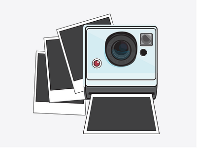 Polaroid Illustration camera illustration photograph picture polaroid