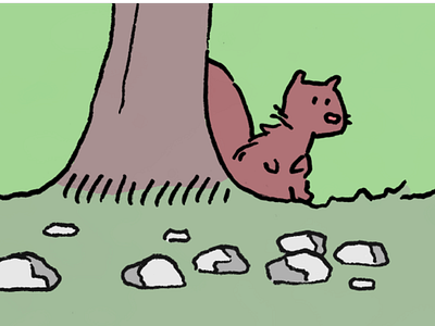Squirrel animal cartoon cartoon character character illustration kids squirrel