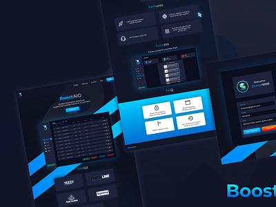 BoostAIO Website Design