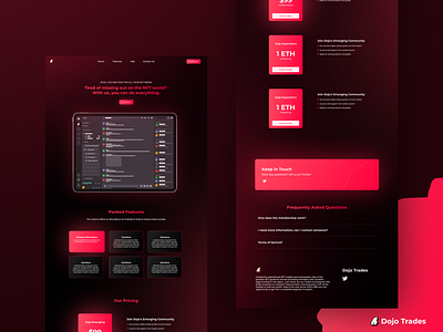Dojo Trade Website Design