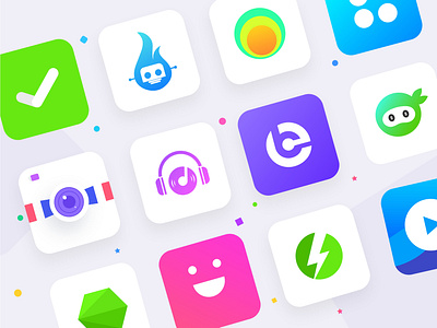 I will design app icon for your business app app icons design flat icon icon design icon set logo design minimal ui unique logo