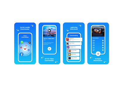 Screenshots design for appstore