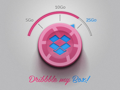 Play Ball with Dropbox! (Official Playoff) dribbble dropbox pink