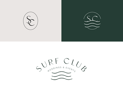 Branding, Surf Club Weddings & Events