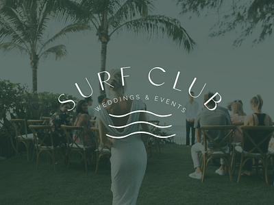 Branding, Surf Club Weddings & Events 2d illustration adobe illustrator adobe indesign adobe photoshop brand design brand direction brand identity branding design graphic design illustration logo logo design