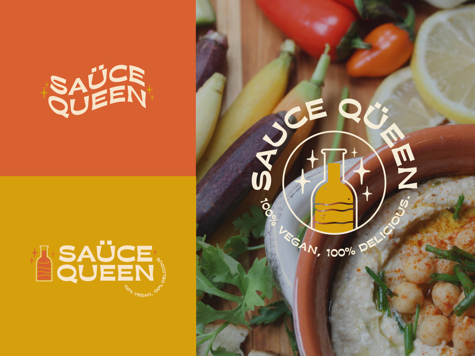 Branding, Sauce Queen by Sarah Auslund on Dribbble