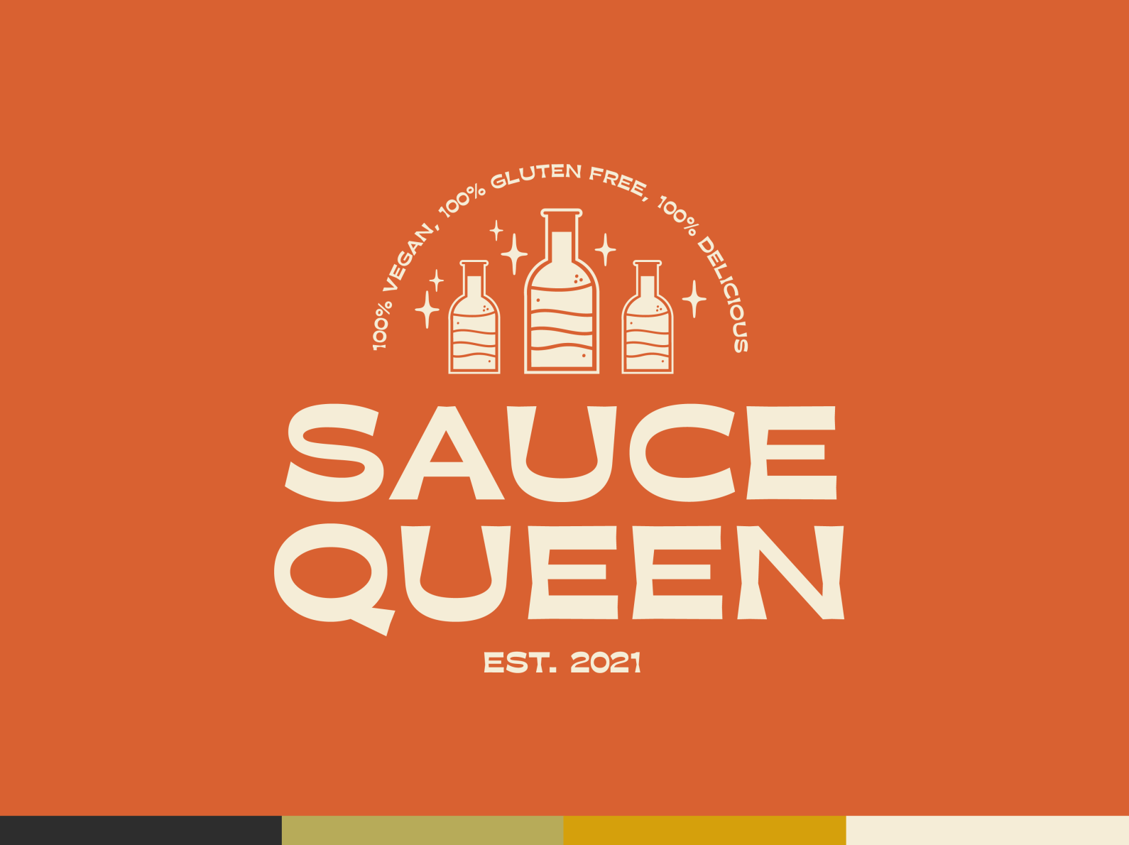 Branding, Sauce Queen by Sarah Auslund on Dribbble