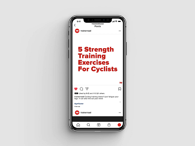 Strength Training Instructional Post bike bikes branding cycling design graphic design logo