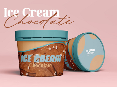Design Packaging for Your Favorite Ice Cream Flavor art artwork branding design dribbbleweeklywarmup graphic design ice cream illustration package design packaging design typography