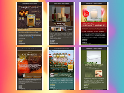 GenWax Newsletters ad advertise art artwork company design graphic design marketing newsletters typography