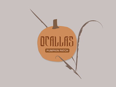 Design a logo for a pumpkin patch. art artwork autumn design dribbble weekly warmup fall graphic design illustration logo pumpkin pumpkin patch pumpkin patch logo social media typography