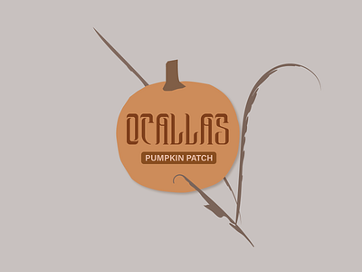 Design a logo for a pumpkin patch.