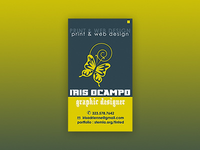 My Business Card art business card design graphic design print print design